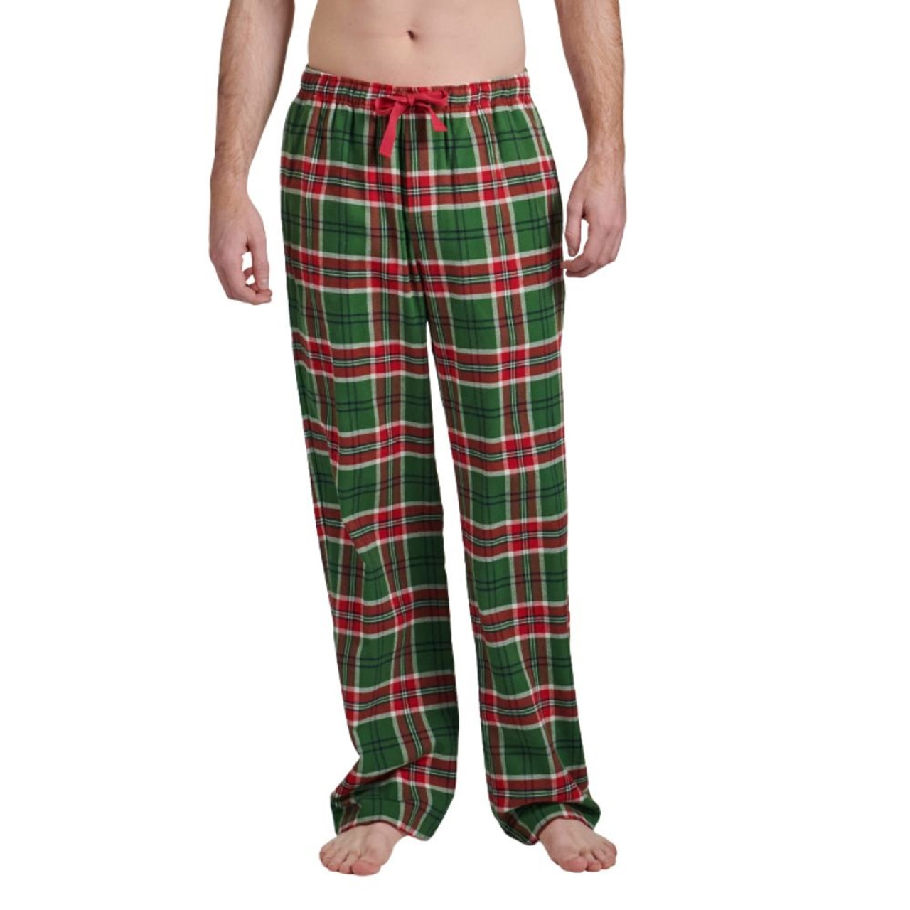 Little Blue House by Hatley Men's Woofing Christmas Flannel Pajama Pant