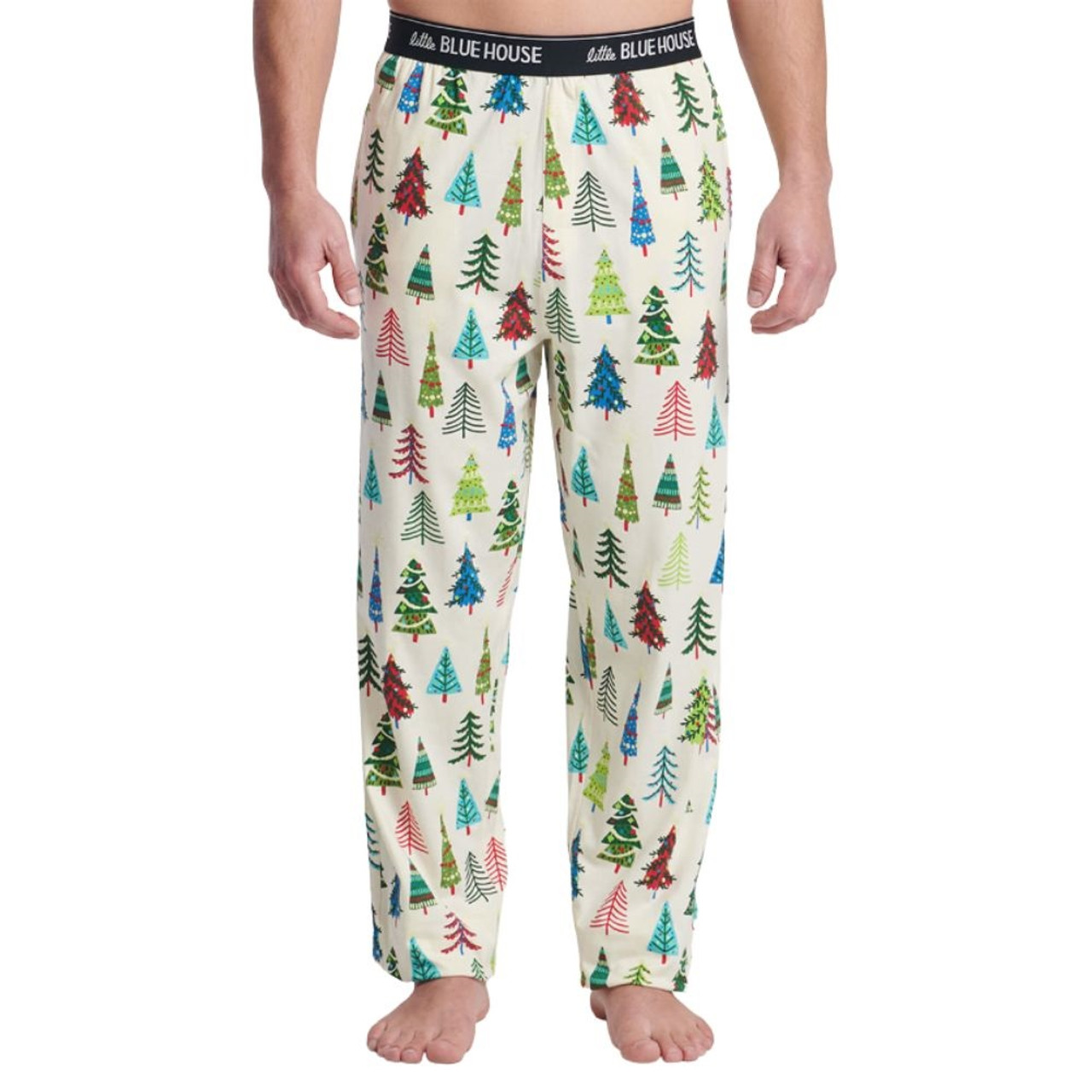 Women's Gnome For The Holidays Jersey Pajama Set - Little Blue House CA