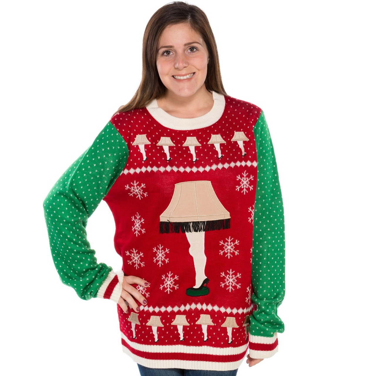 Leg Lamp Ugly Christmas Sweater Canada | RetroFestive.ca
