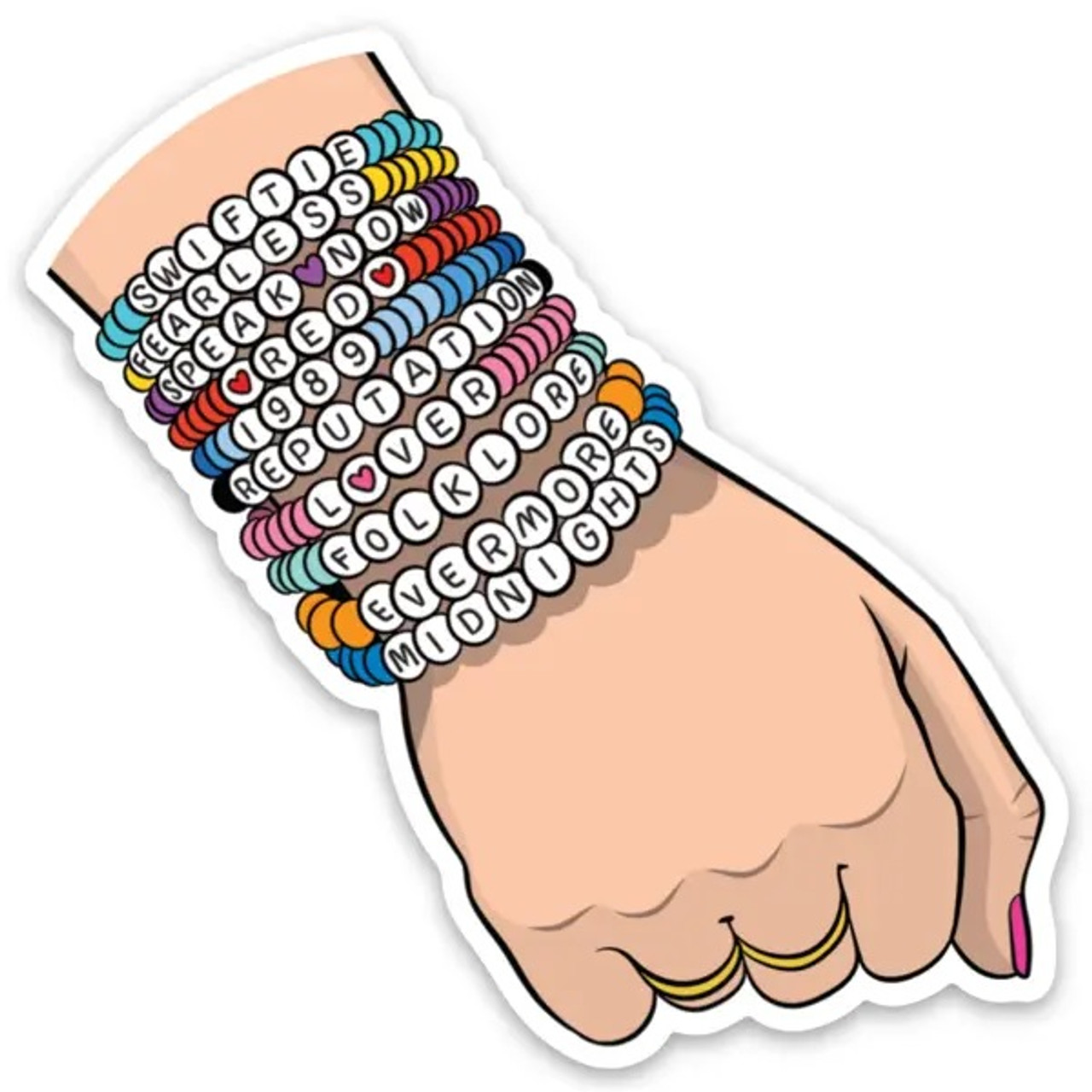 Friendship Bracelets - Taylor Swift Sticker (3-Inch) 