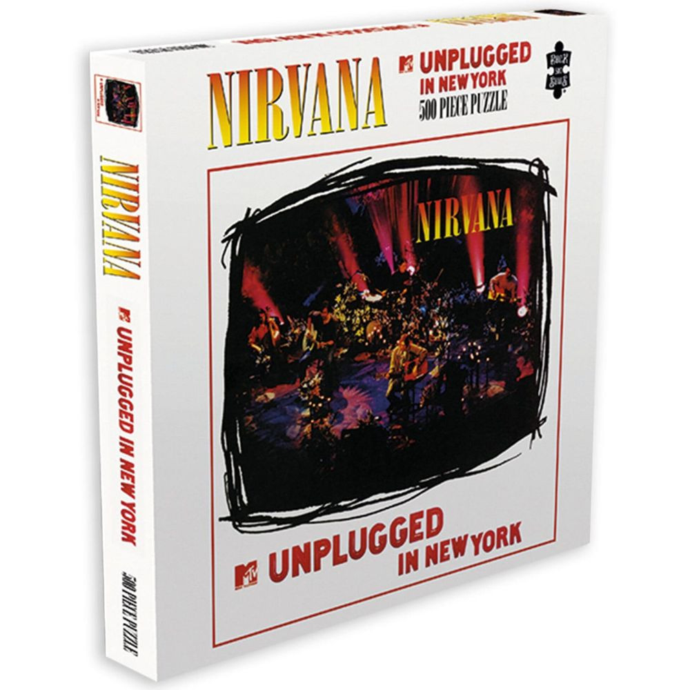 Nirvana MTV Unplugged 500 Piece Puzzle by Rock Saws - RetroFestive.ca