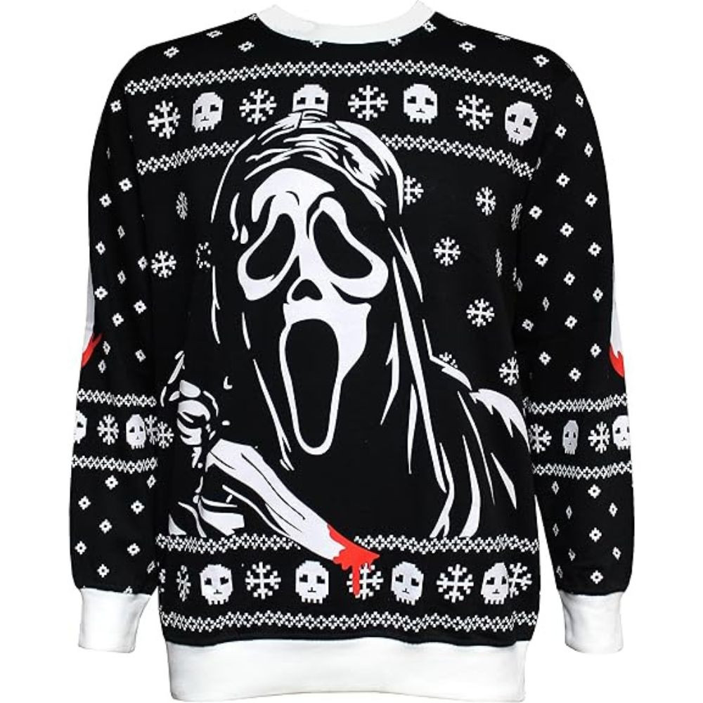 Scream GhostFace Holiday Sweater