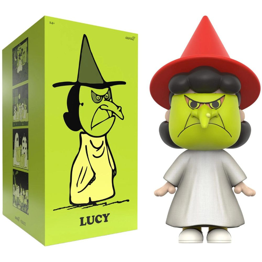 SuperSize Lucy In Witch Mask 16-Inch Peanuts Figure by Super7