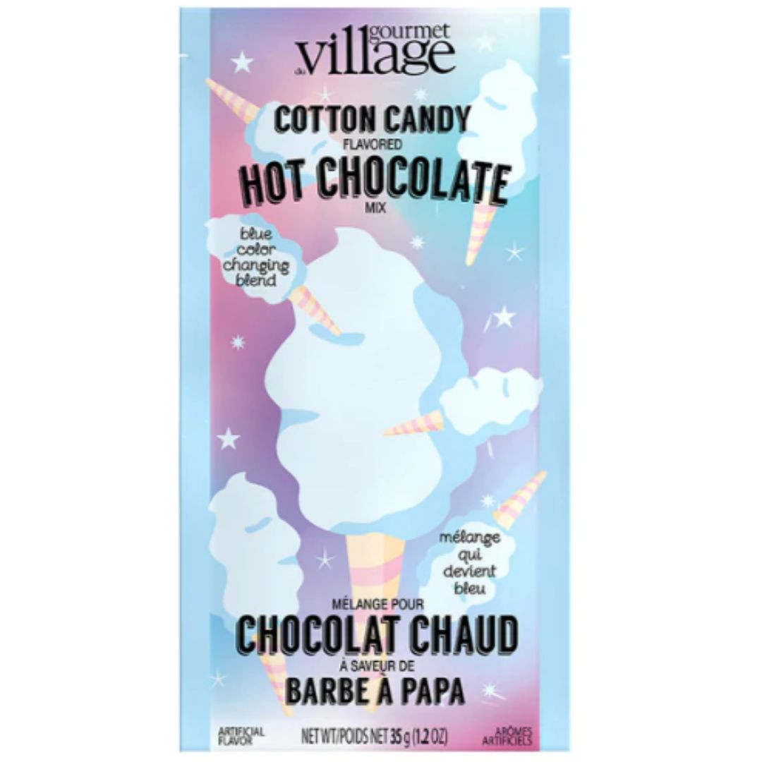 Blue Cotton Candy Colour Changing Hot Chocolate Packet - RetroFestive.ca