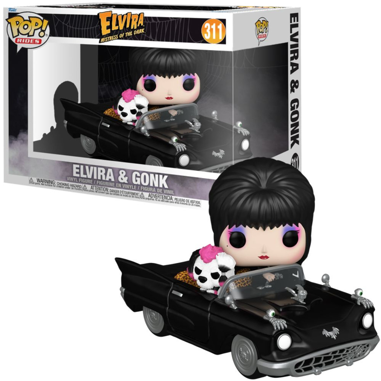 Pop! Rides: Elvira & Gonk In Macabre Mobile - RetroFestive.ca
