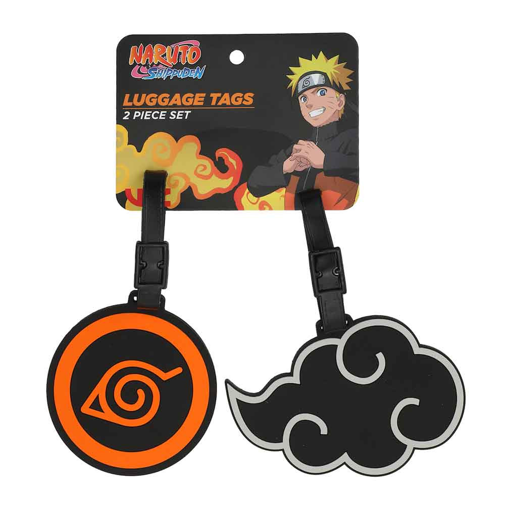 Naruto - Molded Rubber Luggage Tag 2 Pack Canada | RetroFestive.ca