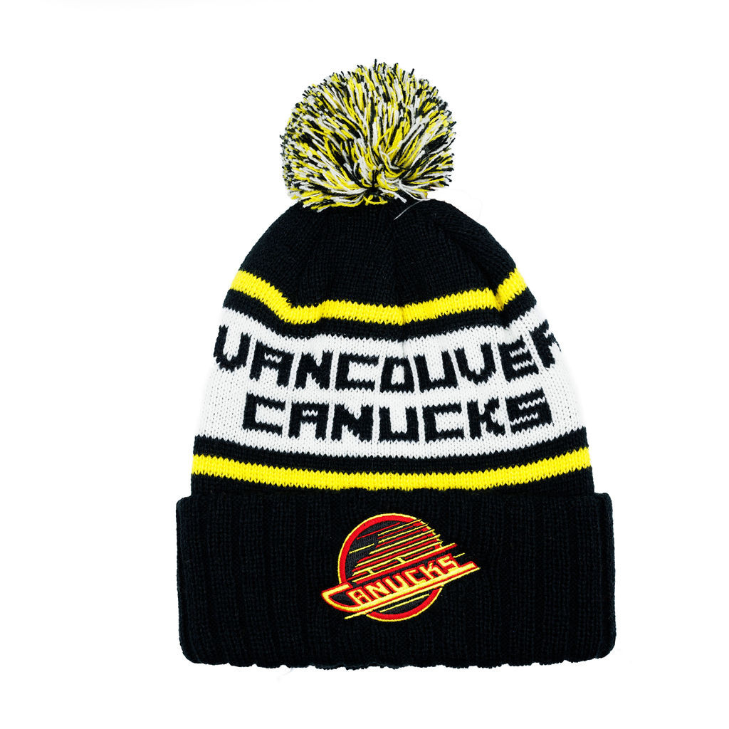 NHL Vancouver Canucks Retro Knit Toque with Pom Pom Canada