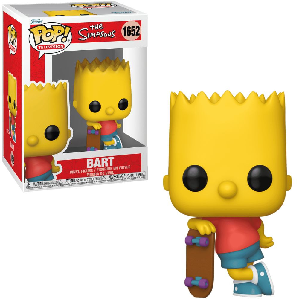 The Simpsons BART NODDER 首振り 箱付 Pop! TV: The Simpsons - Bart With Skateboard - RetroFestive.ca