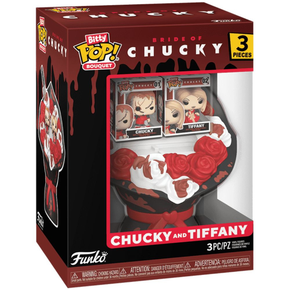 Chucky And Tiffany Funko Pop Bitty Pop! Valentines Day Bouquet