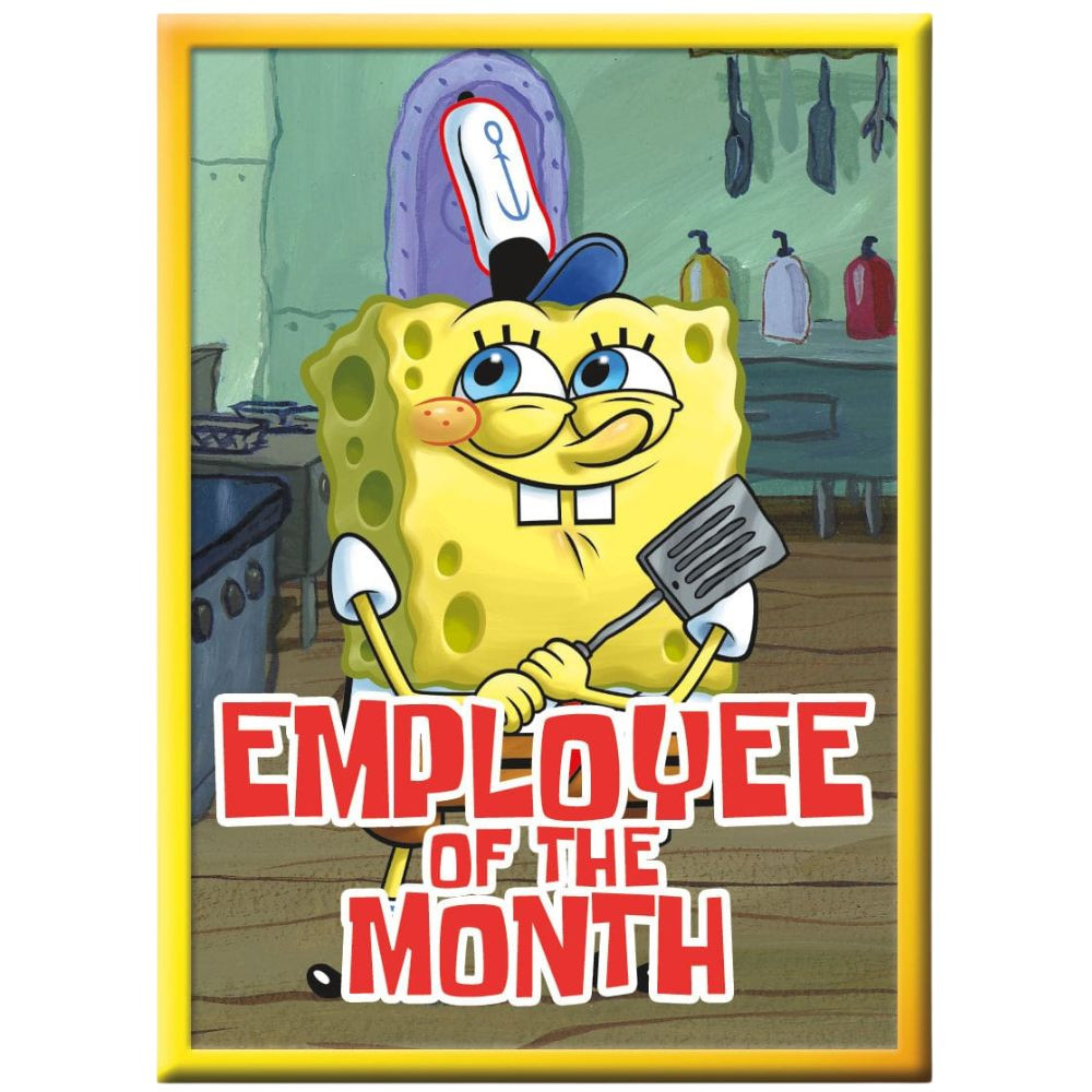 SpongeBob SquarePants Employee Of The Month Fridge Magnet