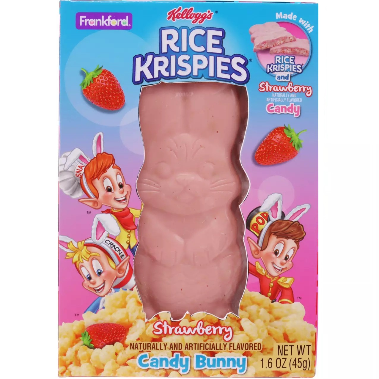 Kellogg's Rice Krispies Strawberry Candy Bunny - RetroFestive.ca