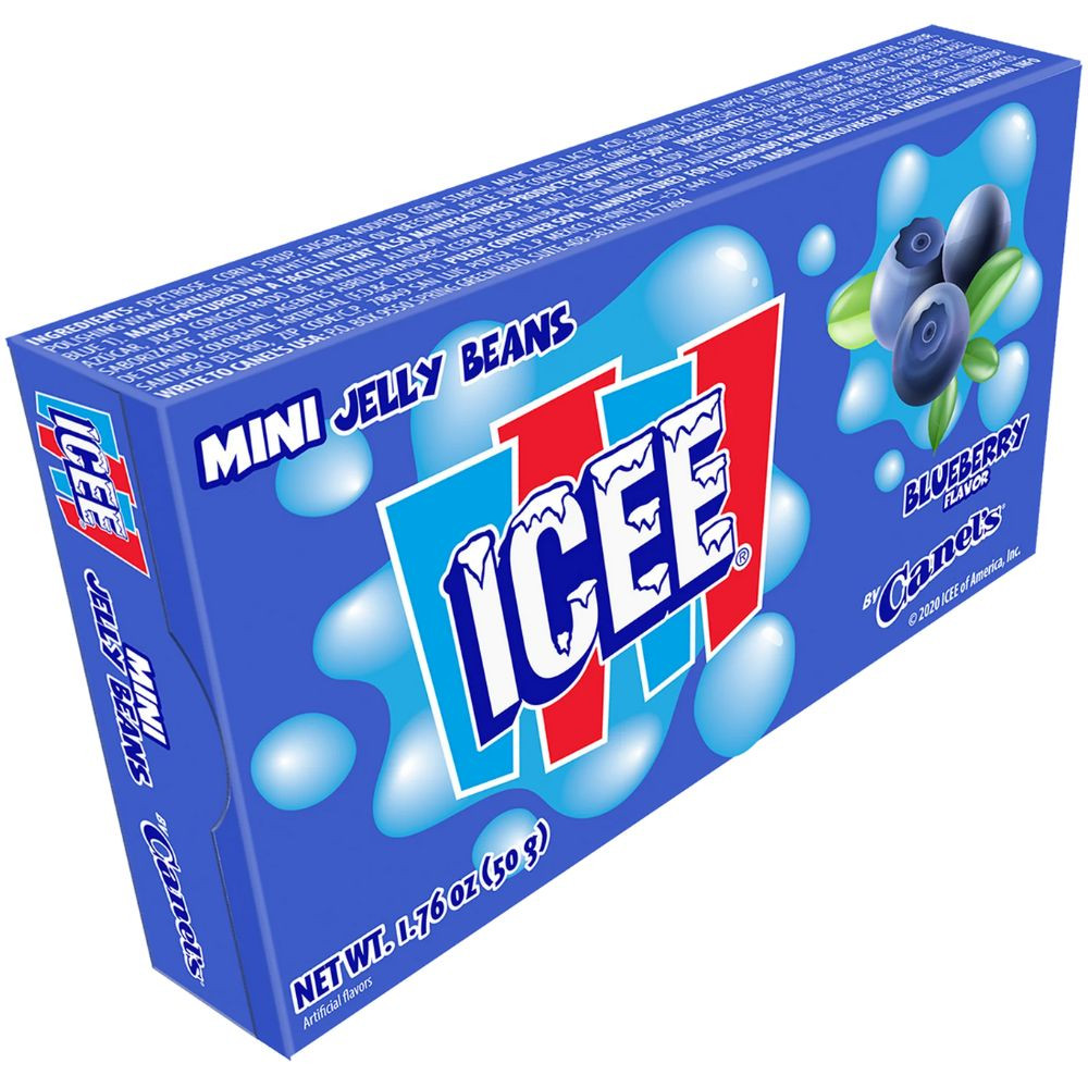 Icee Mini Blueberry Jelly Beans - RetroFestive.ca