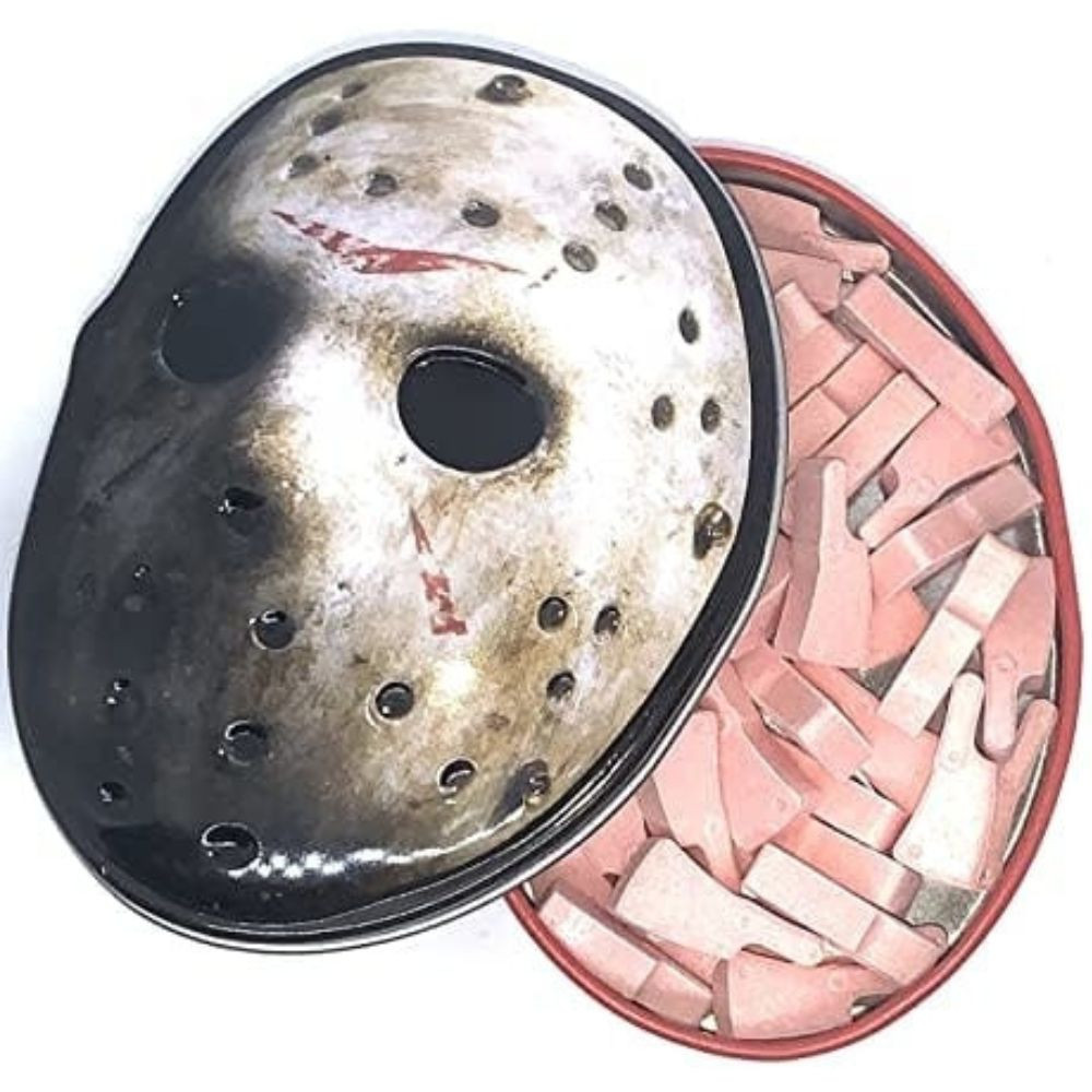 Friday The 13th Cleaver Candies In Jason's Mask Tin - RetroFestive.ca