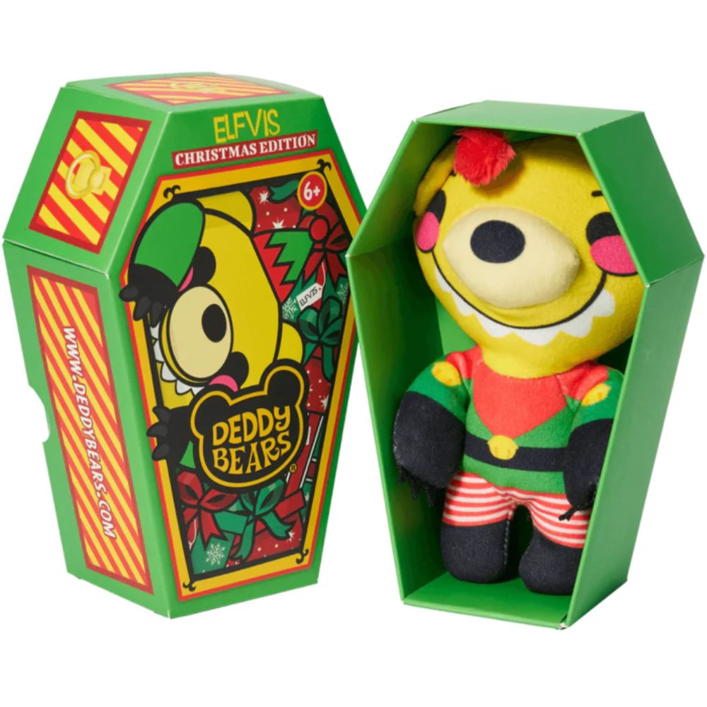 Elfvis - Deddy Bears Christmas 5-Inch Plush in Coffin