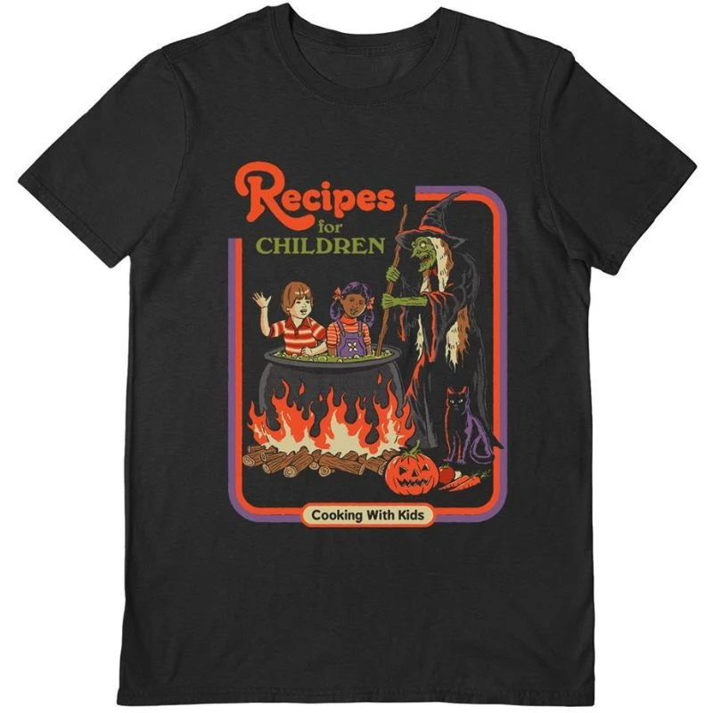 Steven Rhodes: Recipes For Children T-Shirt - RetroFestive.ca