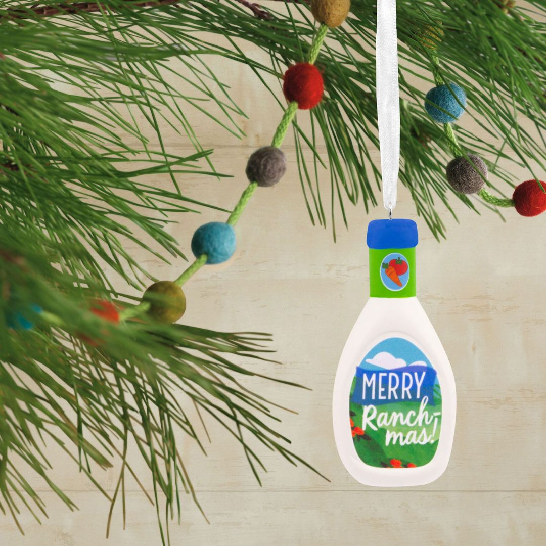 Ranch Dressing Resin Ornament by Hallmark RetroFestive.ca