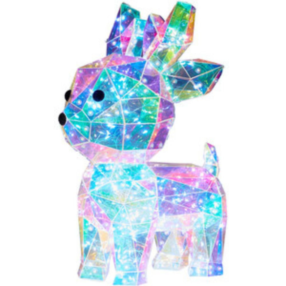 Luminous LED Iridescent Reindeer - RetroFestive.ca