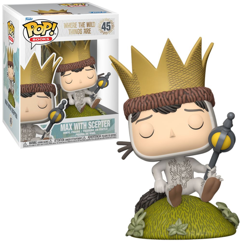 Pop Premium! Books: Where The Wild Things Are - Max With Scepter