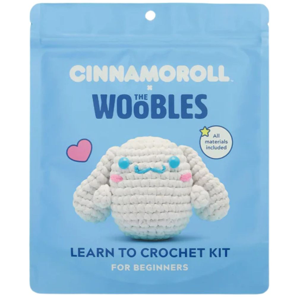 The Woobles: Hello Kitty - Crochet Kit for Beginners (Cinnamoroll