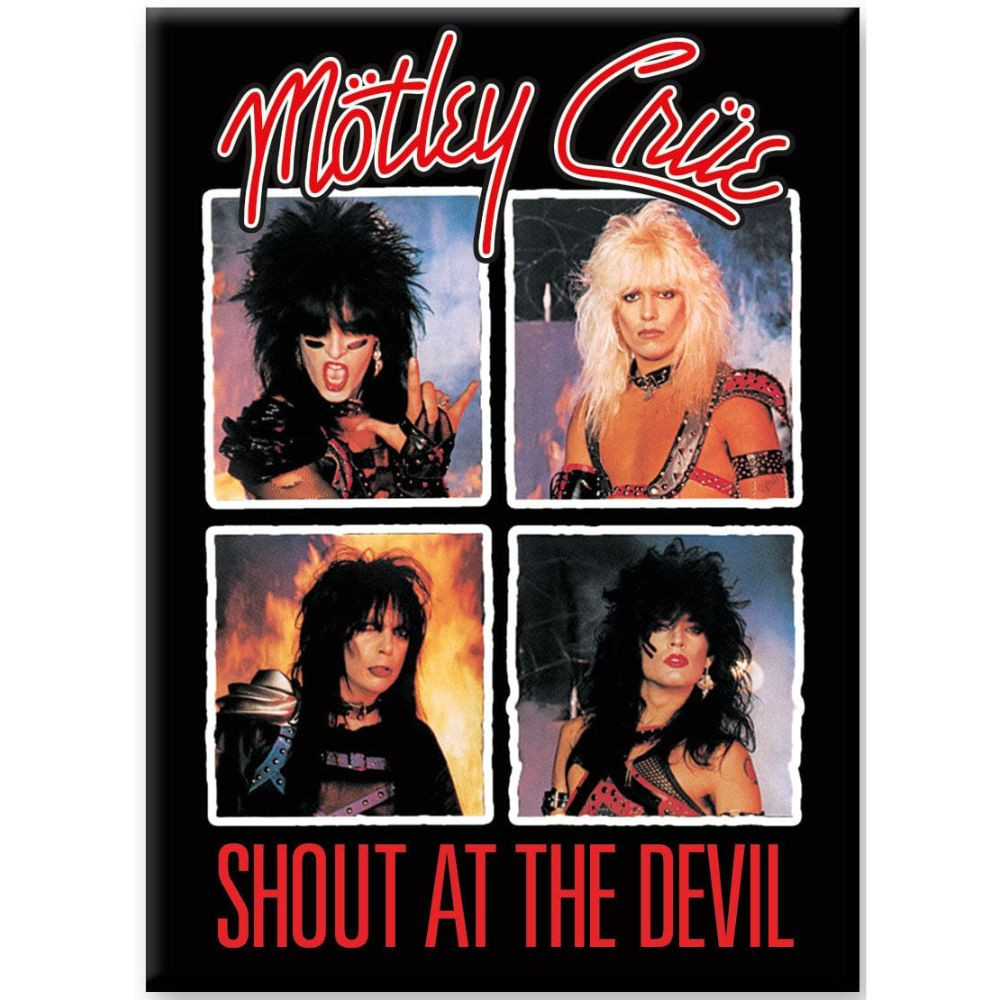 Motley Crüe Shout at the Devil Flat Magnet - RetroFestive.ca