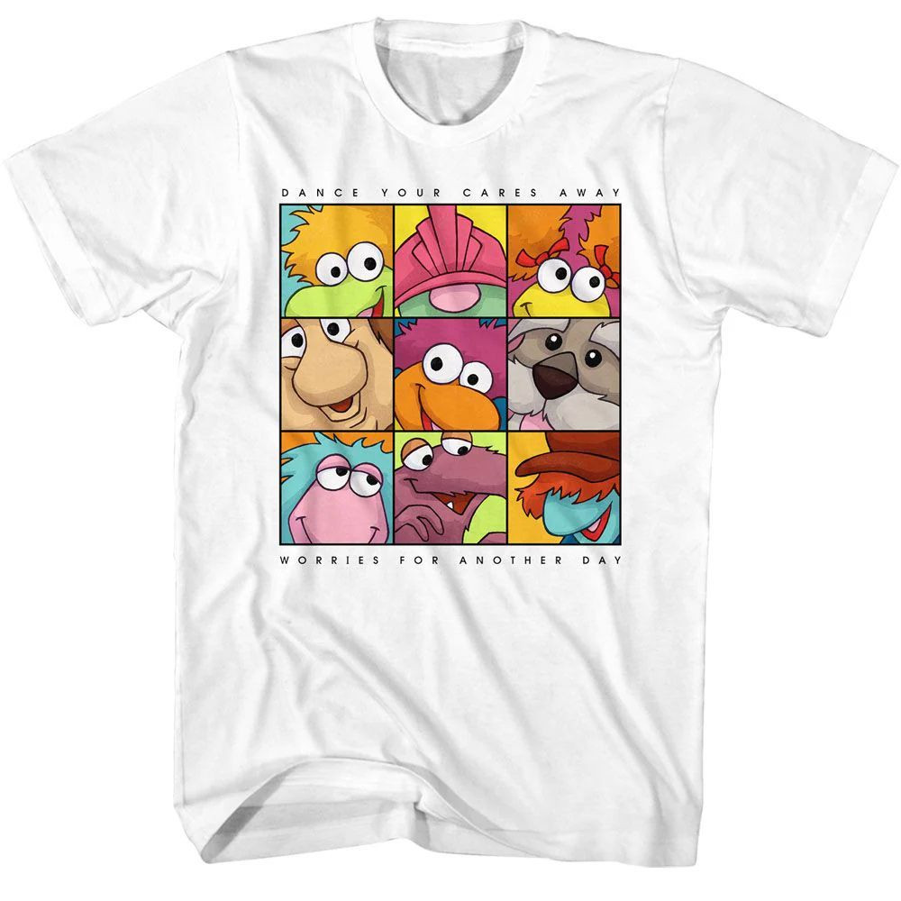 Fraggle Rock Character Grid T-Shirt - RetroFestive.ca