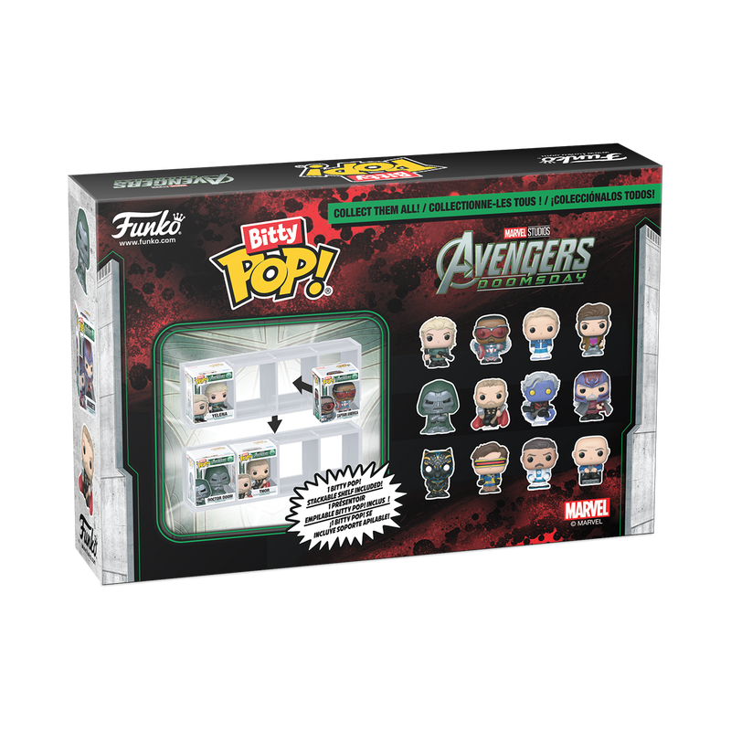 Garfield Packing Funko Bitty Pop! Avengers: Doomsday 4-Pack Series 1 Canada ...