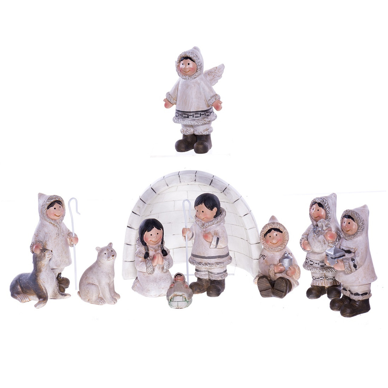 Inuit Igloo Nativity Set Retrofestive Ca