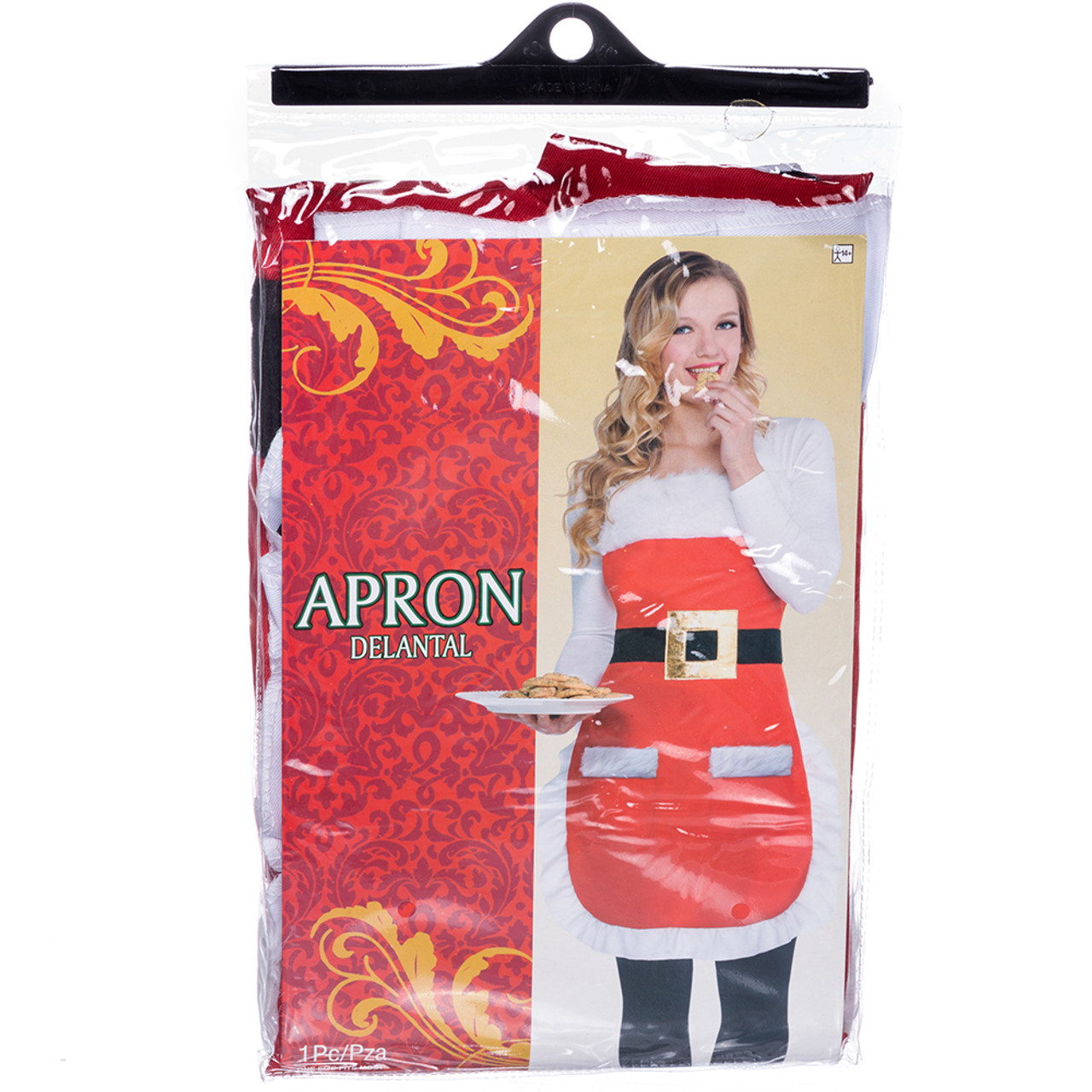 Mrs Claus Christmas Apron With Pockets Retrofestive Ca