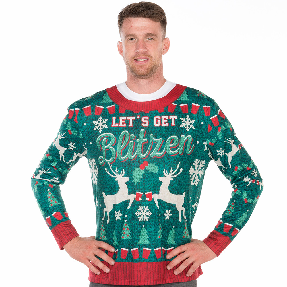 get blitzed christmas sweater