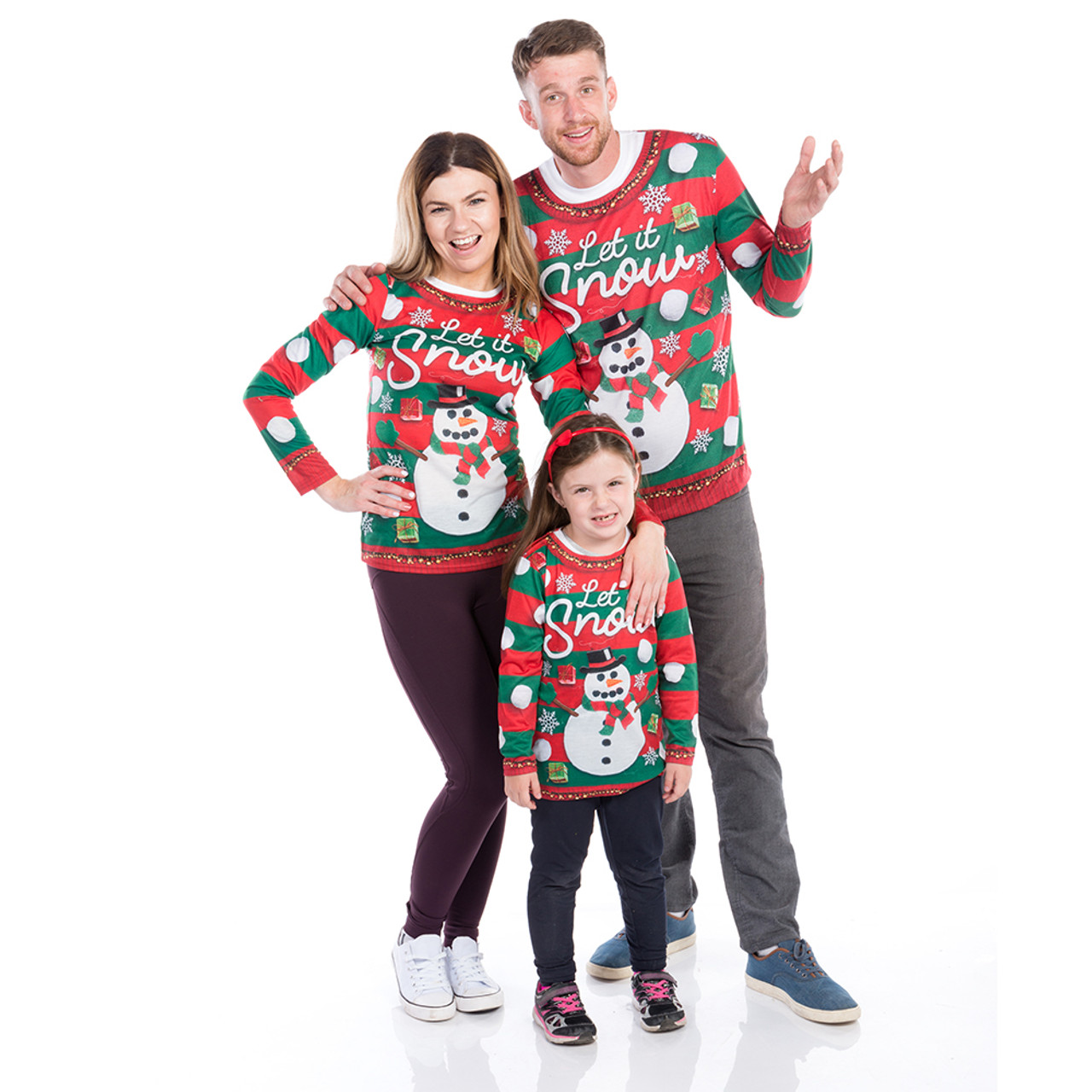 Matching Ugly Sweaters for Whole Family | RetroFestive.ca