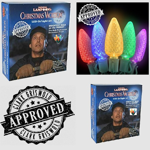 Clark Griswold LED Christmas Light Set - C9 Bulbs - RetroFestive.ca