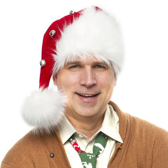 Clark W Griswold Deluxe Velvet Santa Hat With Bells Retrofestive Ca
