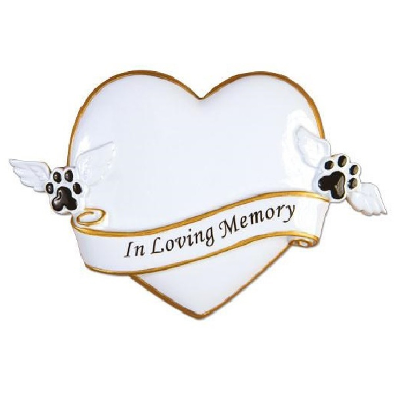 In Loving Memory Pet Memorial Personalized Ornament 