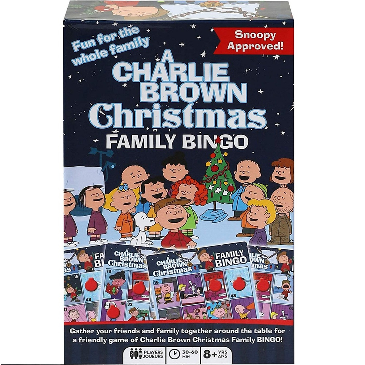 A Charlie Brown Christmas Family Bingo RetroFestive.ca