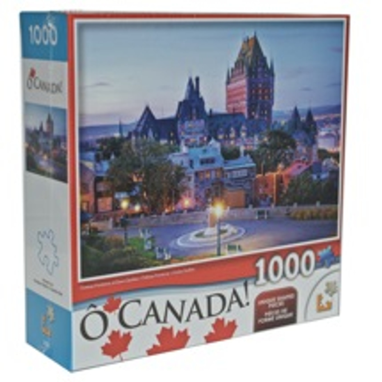 Sunset At Chateau Frontenac 1000 Piece Jigsaw Puzzle O Canada Retrofestive Ca