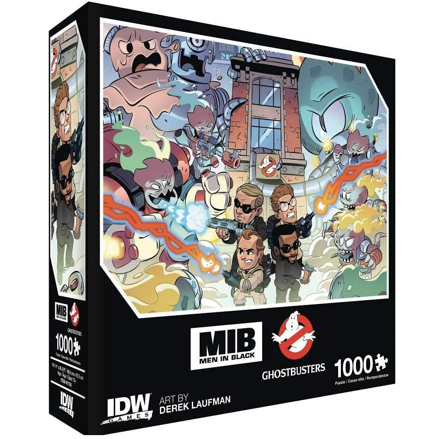Men in Black Ghostbusters 1000 pc Jigsaw Puzzle | RetroFestive.ca