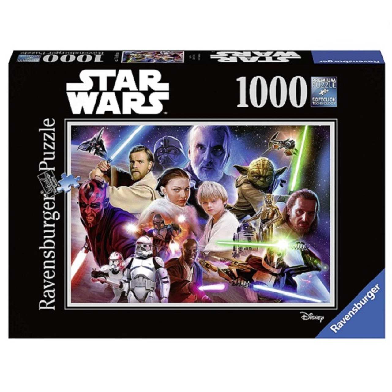 Star Wars PREQUEL Trilogy 1000 Piece Puzzle by Ravensburger 