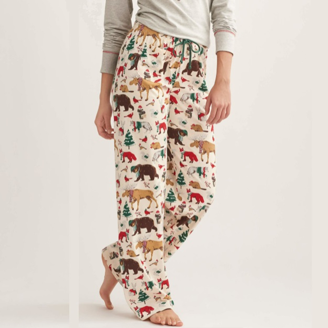 Woodland Winter Women's Jersey Pajama Pants by Hatley