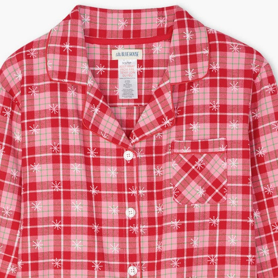 Retro Christmas Plaid Women's Flannel Nightdress by Hatley ...