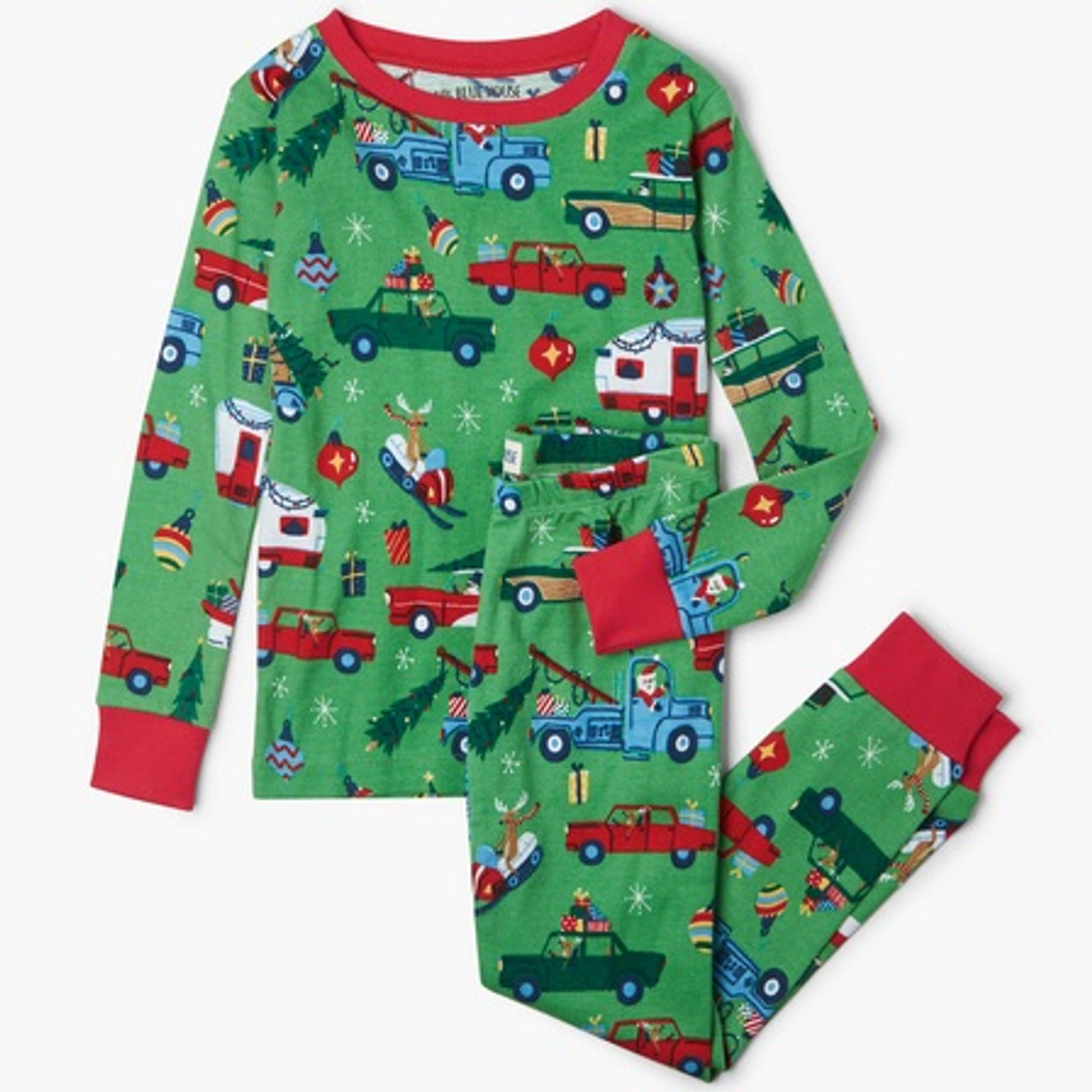 Retro Christmas Kids 2-Piece Pajama Set by Hatley