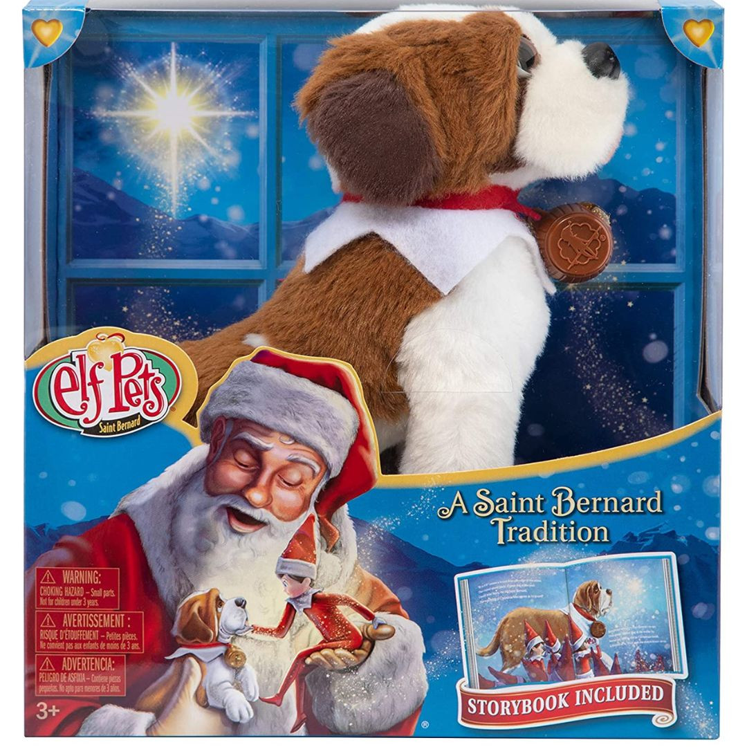 Elf Pets: A Saint Bernard Tradition from Elf on the Shelf