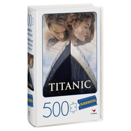 Blockbuster Video Titanic 500pc Puzzle In Retro Vhs Case Retrofestive Ca Blockbuster t shirt movie video rental vhs 80s 90s retro vintage logo look. blockbuster video titanic 500pc puzzle in retro vhs case