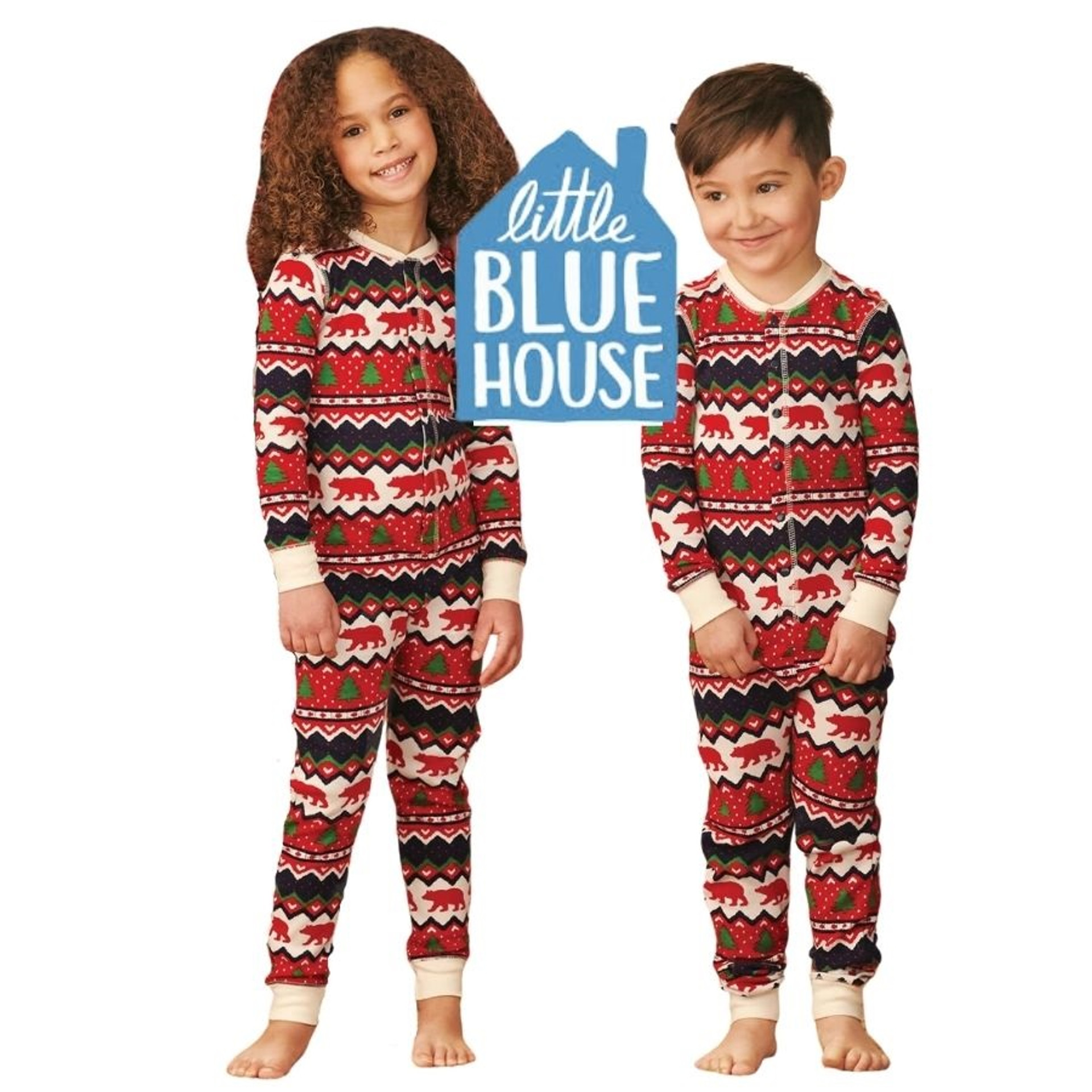 George Women's Family Program 2-Piece Fair Isle Pajama Set 