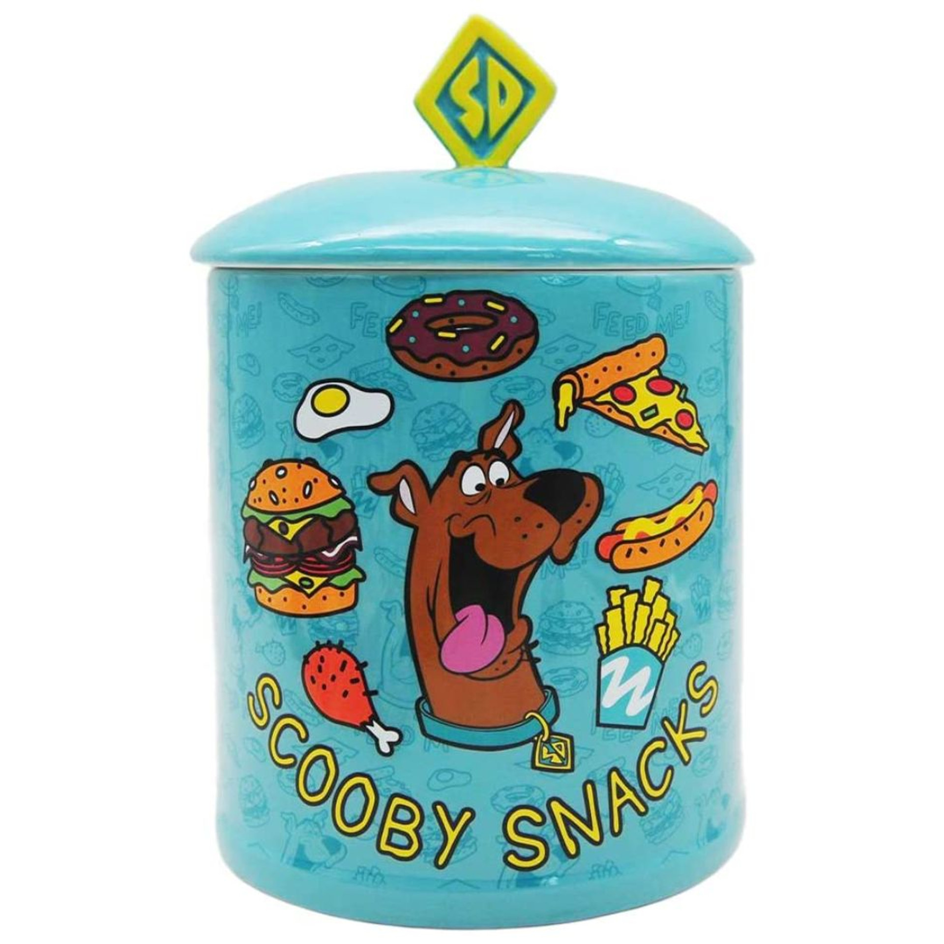 ScoobyDoo Scooby Snacks Large Cookie Jar RetroFestive.ca