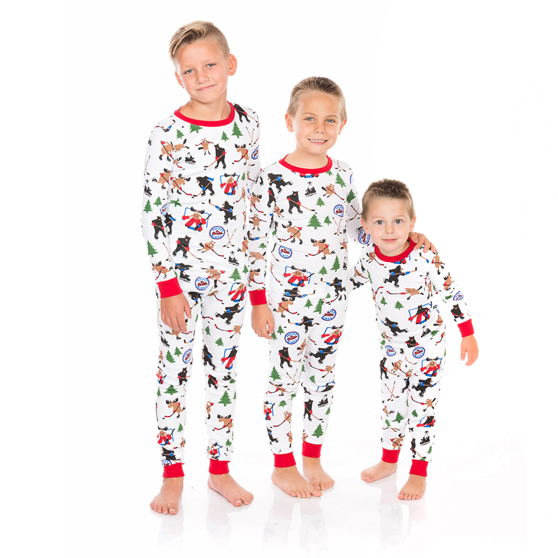 FOCO Edmonton Oilers NHL Family Holiday Pajamas