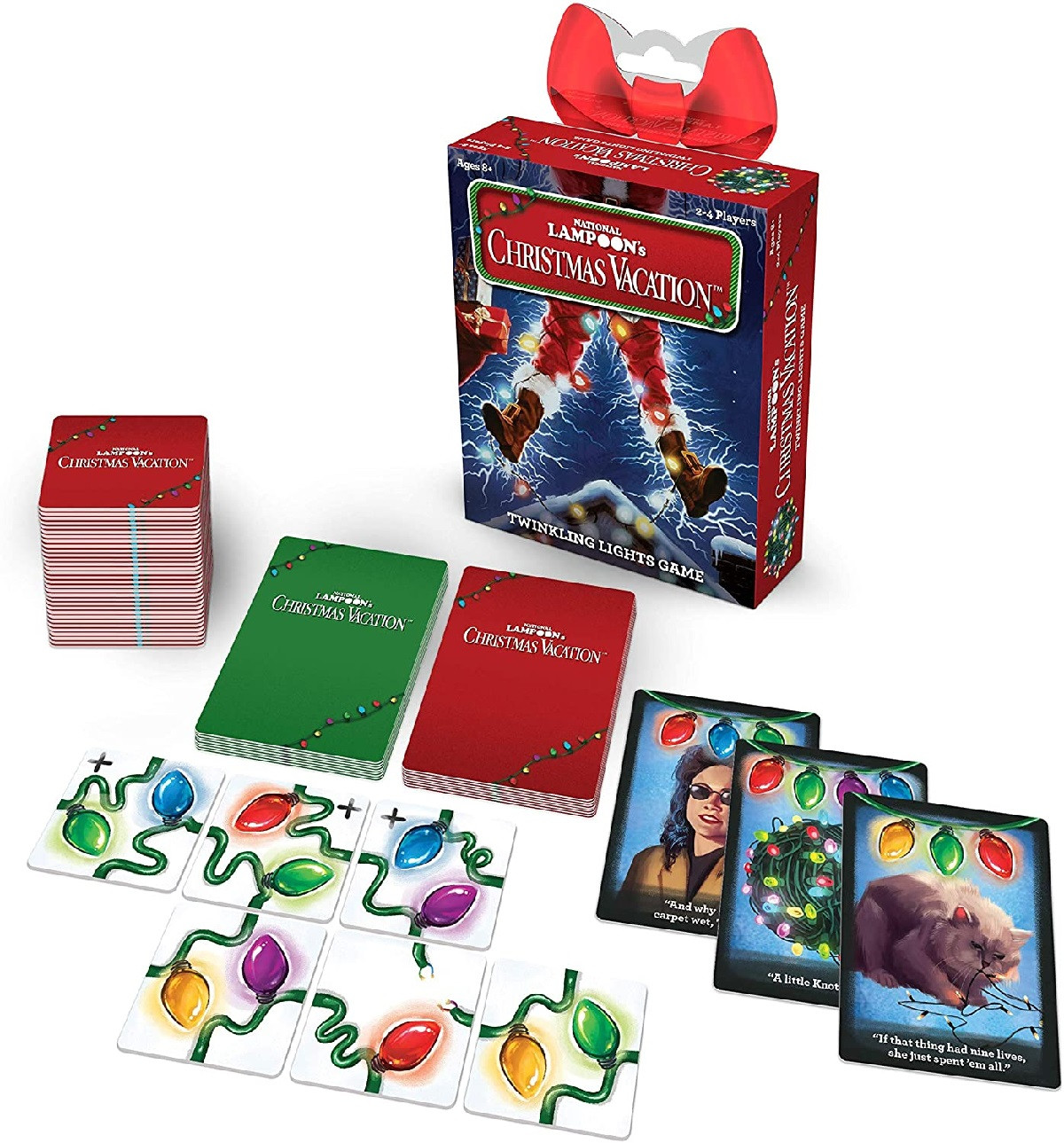 National Lampoon's Christmas Vacation Twinkling Lights Card Game RetroFestive.ca