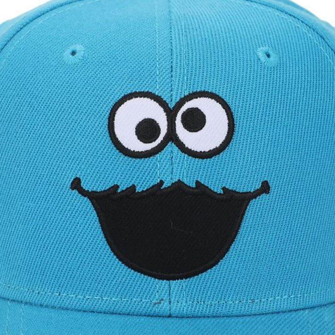 Sesame Street Cookie Monster Snapback Hat RetroFestive.ca