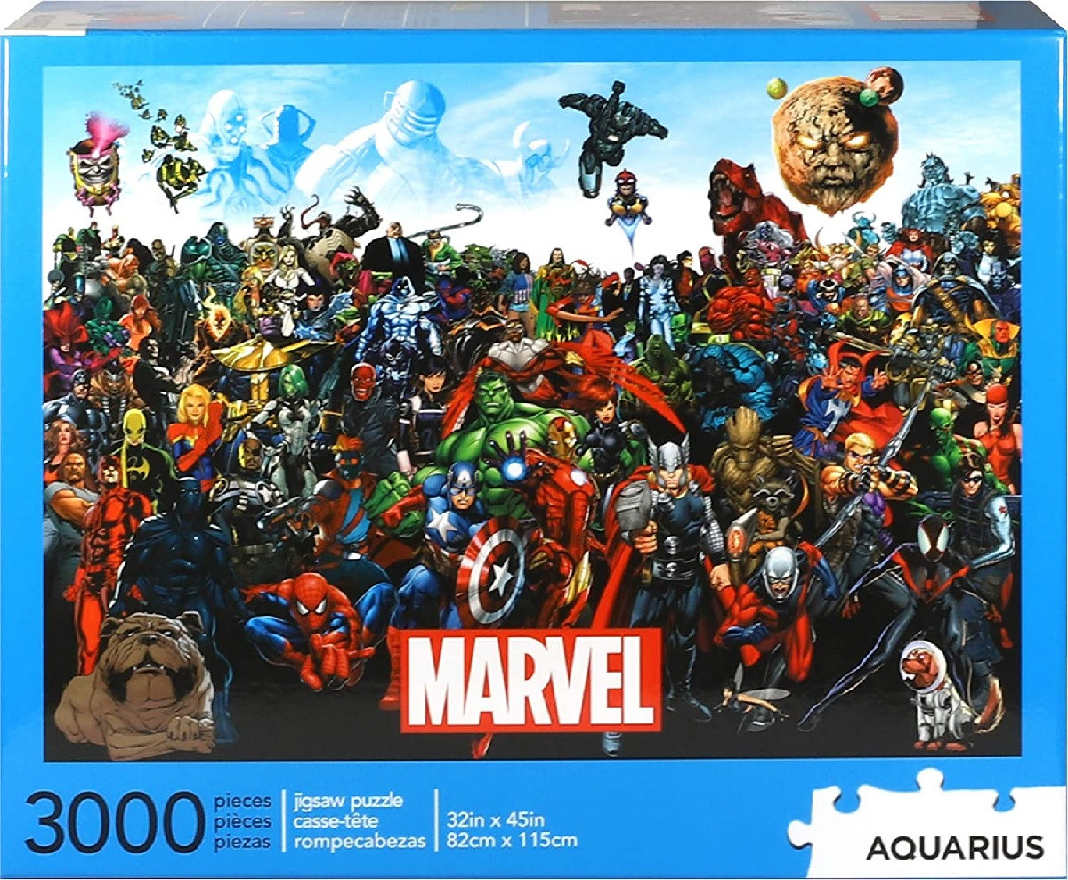 Marvel Universe 3000 Piece Jigsaw Puzzle by Aquarius RetroFestive.ca