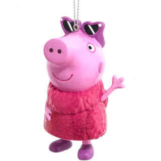 Peppa Pig with Sunglasses Blow Mold Ornament - RetroFestive.ca