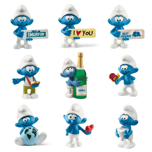 The Smurfs Celebration PVC Figures by Schleich The Smurfs Celebration PVC Figures by Schleich